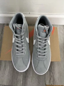 Size 9.5W - Nike SB Bruin Hi ISO - Wolf Grey - DV5472-001 - Picture 1 of 5
