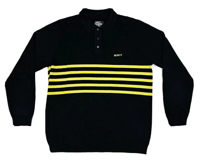 Suéter Jersey Tejido M/SF/T Misfit Mad Minds Para Hombre Cuello Talla L Negro Foto 1 de 4
