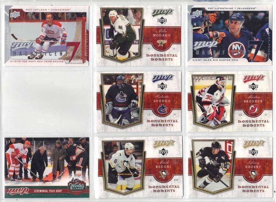 MARK RECCHI PITTSBURGH PENGUINS 2007-08 UD MVP MONUMENTAL MOMENTS #MM6 - Image 1 of 1