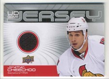 2010-11 Upper Deck Game Jersey Jonathan Cheechoo Jersey 1 Color #GJ-CH
