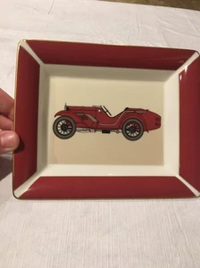 NEW Daniel Hechter B2127 Roadster Bone China Japan Plate Cigar Ashtray  - Picture 1 of 3