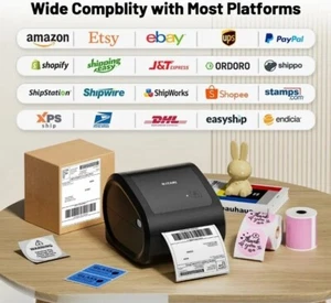Thermal Label Printer - Label Printer 4 x 6, - Picture 1 of 6