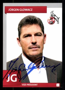 Tarjeta de autógrafo Jürgen Glowacz 1 FC Colonia 2011-12 original firmada +A53706 - Imagen 1 de 2