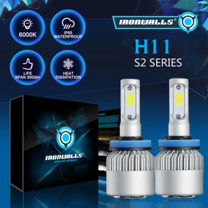 H8 H9 H11 LED Headlight Bulbs Custom for Toyota Highlander 2017-2019 Low Beam - Picture 1 of 12