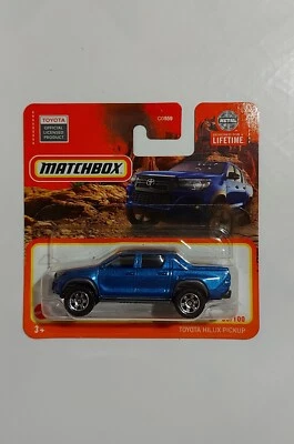Matchbox Toyota Hilux Pickup Scala 1/64 Mattel HVP13 - Immagine 1 di 2