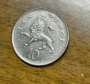 UNITED KINGDOM 🇬🇧 TEN (10) PENCE COIN 1992 (QUEEN ELIZABETH II) - Picture 1 of 4