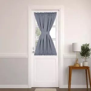 French Door Curtains for Small Windows Elegant Curtains 25Wx40L One Panel Grey - Picture 1 of 6