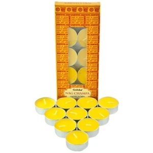 10pcs Nag Champa Tealight Candle Goloka Tea Light Candles Tealights - Picture 1 of 2
