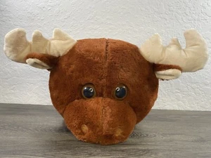 Plush Moose Head Alaska Stuffed Animal Impact Merchandise Large - Picture 1 of 7