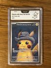 Pokemon Pikachu with Grey Felt Hat SVP085 Van Gogh Promo 2023 PCA 9.5