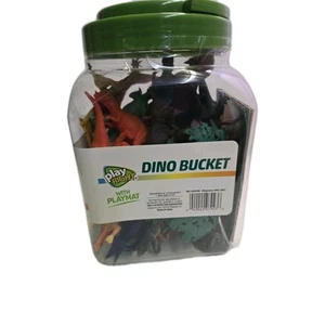 Dino Playset 40 Dinosaurs Piece Set Sealed In Box Dinosaur New Play Right - Picture 1 of 7