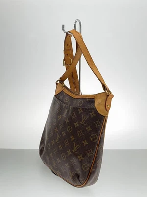 LOUIS VUITTON Odeon PM Monogram Canvas Brown PVC Brown from Japan - Image 1 of 4