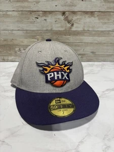 Phoenix Suns Hat New Era 59Fifty Fitted 7 Low Crown Cap Purple Gray Classic - Picture 1 of 5