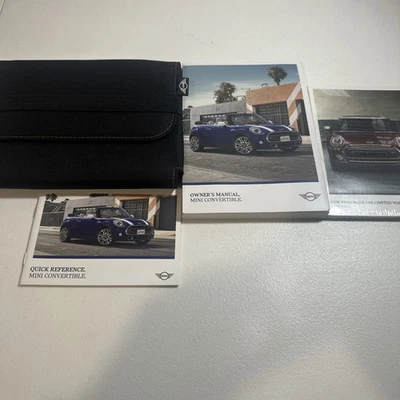 MINI CONVERTIBLE OWNERS PACK / HANDBOOK / MANUAL WITH WALLET 2018 - Image 1 of 4