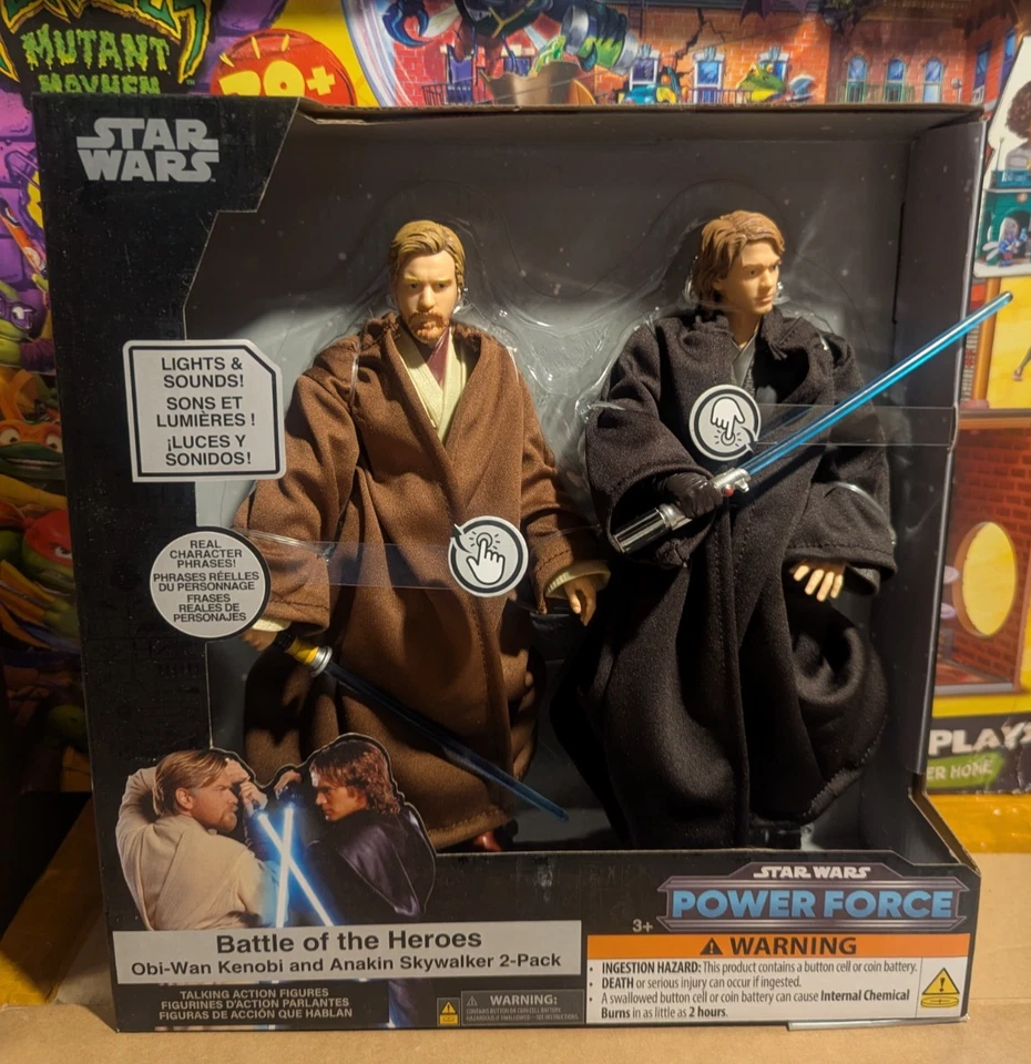 DISNEY PARK STAR WARS: POWER FORCE BATALLA DE LOS HÉROES OBI WAN VS ANAKIN (NUEVO) Foto 1 de 1