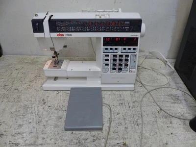 ELNA COMPUTERIZED SEWING MACHINE 7000 ~ Works Well ~ FREE SHIPPING - Image 1 of 4