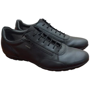 Geox Symbol Herren Leder Schuhe Größe 47 US 13 - Bild 1 von 12