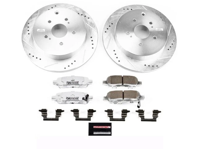 Kit de pastillas de freno trasero y rotor para 09-13 Suzuki Grand Vitara VR57F4 Foto 1 de 1