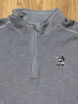 Tommy Bahama 套衫男式 3XL 半拉链米老鼠迪士尼刺绣高尔夫 — 第 1/4 张图片