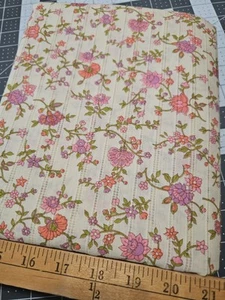 VTG Leno Weave Dimity Feminine Floral Cotton Styleset Fabric By The HALF YARD - Picture 1 of 4