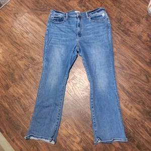 VERVET High Rise Bootcut Jeans Größe 22 20 Damen V3205-P - Bild 1 von 8