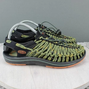 Keen Uneek Paracord Sandal Mens 8.5 Green Black Woven Outdoor Water - Picture 1 of 10