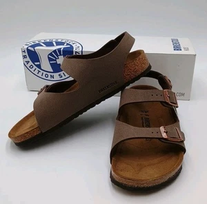 Birkenstock Roma Kids Sandals Clogs Mocha 0233073 EU Size 34 - Brand New In Box - Picture 1 of 11