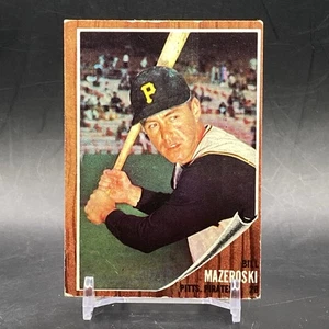 1962 Topps #353 Bill Mazeroski HOF Pittsburgh Pirates Vintage Baseballkarte - Bild 1 von 2