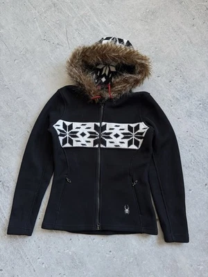🕷️Spyder Sweater Wmns Ski Outdoor Soiree Hooded Y2K Style Size M - Image 1 of 4