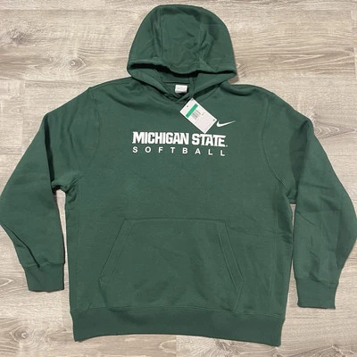 Sudadera con Capucha Nike Michigan State Spartans Softbol Talla XL Emitida por el Equipo Foto 1 de 4