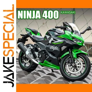 1:12 Kawasaki Ninja 400 Die-Cast Model Motorcycle - Imagen 1 de 15