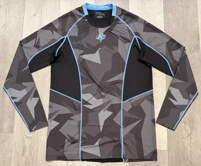 Klim Men’s Gray Aggressor 1.0 Base Layer Shirt - Large - Image 1 of 4