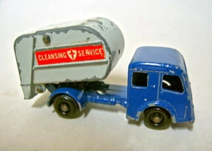 Matchbox RW 15C Refuse Truck blau & grau "Cleansing Service" Aufkleber - Picture 1 of 3