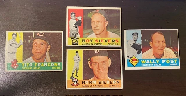 1960 Topps Baseball You Pick #4-470 GD-VG! VG-EX! Finish the set! 10/30 Update - Image 1 of 1