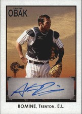 2010 TRISTAR Obak Autographs Black #A31 Austin Romine /50