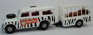 Corgi Gift Set #31 Safari Land Rover & Animal Trailer White - No person - NO BOX - Picture 1 of 5