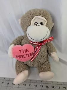 Dan Dee Brown Monkey Plush Chimp The Sweetest Heart 14 Inch Stuffed Animal Toy - Picture 1 of 10