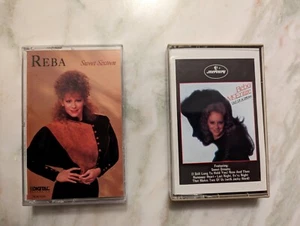 Reba McEntire Sweet Sixteen / Out Of A Dream Cassette Tape Lot / Fast Shipping - Picture 1 of 4