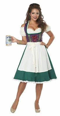 Disfraz de criada de cerveza bávara Oktoberfest para adulto  Foto 1 de 2