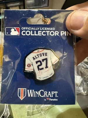Jose Altuve Houston Astros Jersey Pin MLB LICENSED - Image 1 of 2