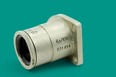 RARE Aerial photo 100mm F6.3 telephoto military soviet LENS from C13 camera - Image 1 of 4