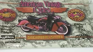 10 packs of NIP American Vintage cycle card Rare motorcycle trading cards 10 - Picture 1 of 2