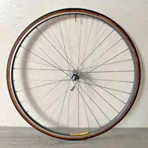 MAVIC SSC FRONT WHEEL 700C SUNTOUR SUPERBE PRO HUB 32 HOLE 22 MM WIDTH TUBULAR - Picture 1 of 12