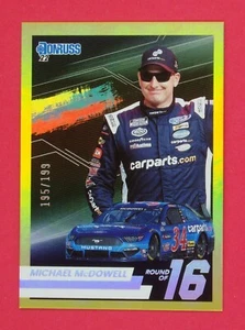 2022 Donruss Michael McDowell 195/199 Round of 16 Holographic #12 - Picture 1 of 2