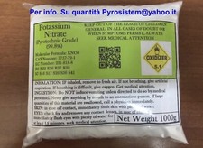 5 Kg Nitrato P 100% PURISSIMO Grado Pirotecnico TOP QUALITY