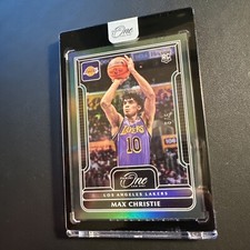 2022-23 Panini One and One MAX CHRISTIE Green Rookie 5/5 SSP RC Lakers