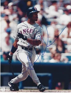 GARRET ANDERSON Signed 8 x 10 Photo ANAHEIM ANGELS Baseball MLB Free Shipping - Picture 1 of 1