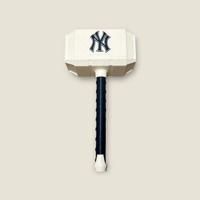 New York Yankees Thor Hammer – Life-Size 3D-Printed Collectible & MLB Fan Gift - Image 1 of 3