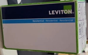 Leviton 688-W 15 Amp, 125 Volt, 1 Gang Recessed Single Receptacle, Residential - Picture 1 of 1