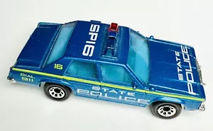 Vintage 1987 Matchbox Ford LTD SP16 Blue State Police Cop Car Police 1:64 Scale - Picture 1 of 7